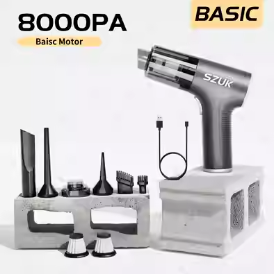 مكنسة كهربائية متعددة الوظائف للسيارة