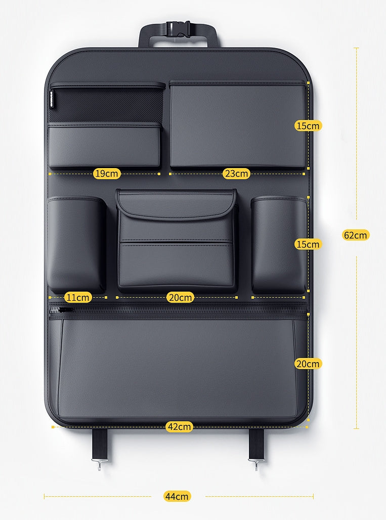حقيبة تخزين جلدية للسيارة