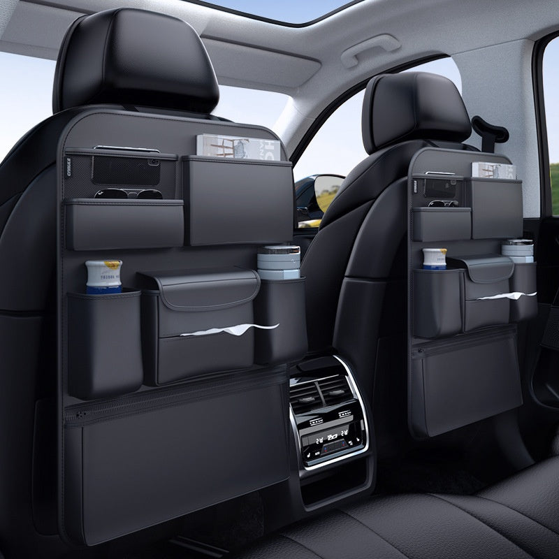 حقيبة تخزين جلدية للسيارة