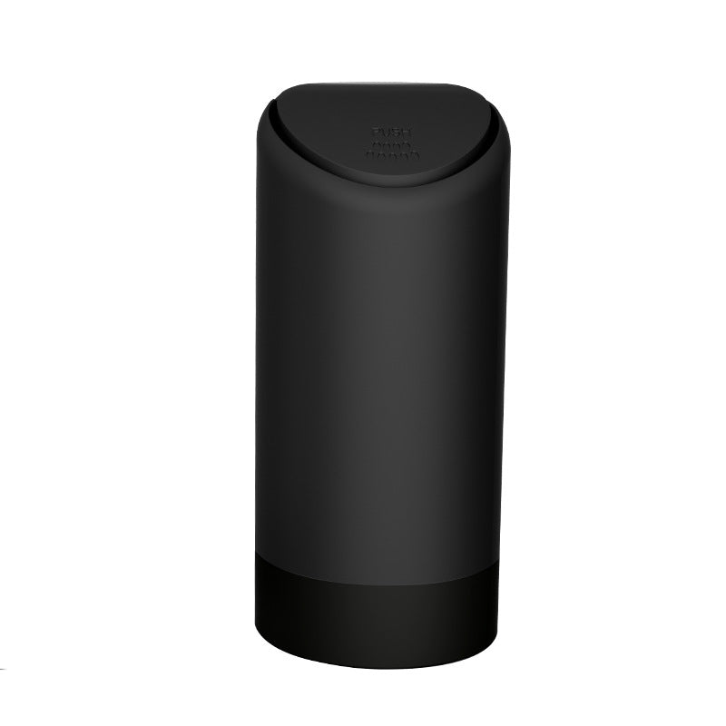 Black Silicone Trash Can